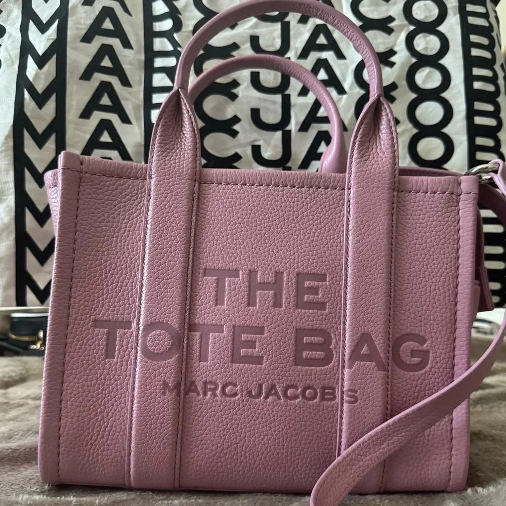 Marc Jacobs small leather 
The tote bag - Lilac